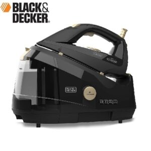 Ferro da Stiro con Caldaia, 2400 W, Piastra in Ceramica, Getto di Vapore 150g/min, Vapore Continuo da 0-45 g/min, Nero -  BXSS2400E