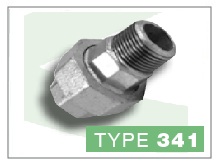 Rac. 3 Pz Conico Zinc.11/2" Mf Fig. 341  BZ112MF