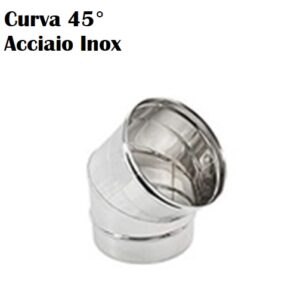 Curva 45° O  Inox D. 150  C45150