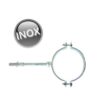 Collare Con Tassello Inox D. 130 Pz. 1  CCTE130