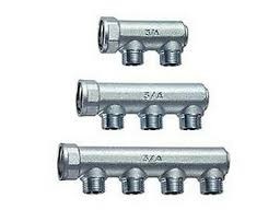 Collettore Stam. Cromo 1" F Cieco 2 Vie Uscita 24-22  COINSC2H24C