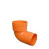 Curva 90° Wc Uscita 100 Pvc Arancio  CWC