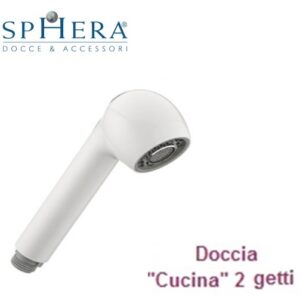 Doccia Cucina 2 Getti Bianca  DC5014B