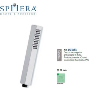 Doccia Trendy Monoget.Antic.Linea Minimale Quadrato  DC5056001CR