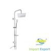 Colonna Doccia Completa Di Soffione E Doccetta Con Portasapone Cromato Linea Quadra  Import  DGO-076