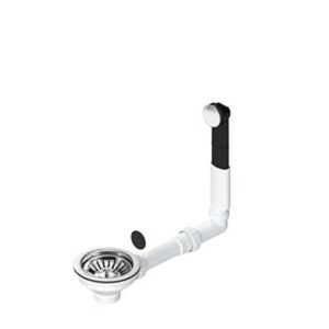 Piletta Ø114, Troppo Pieno Rotondo Snodato, Finitura Lucida  DS577E