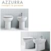 Serie Fast Bidet Filo Muro 51,5X31X42H Bianco  FABITM