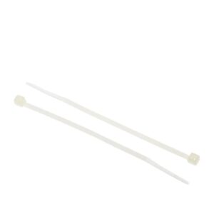 FASCETTE BIANCHE IN PLASTICA 3,6X200 BUSTA 40 PZ, COSTO AL PZ  600704