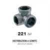 Gomito Zinc. 3 V.  11/2"  F.221  GZ3V112