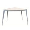Gazebo "Wan" Mt. 3X3 Altea Mt. 2,5 Tubi In Ferro Diam. Mm. 18 - 24 Telo Di Copertura In Polietilene 100 Gr. / Mq Bianco  JU-006