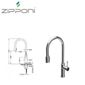 Lavello Cucina Bg De 2F Hide Cromo  KI510CR00KZ