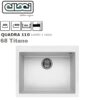 Quadra 110 Standard 610X500 Mm 1 Vasca 68 Titano  LGQ11068