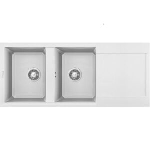 Lavello Easy 500 116X50 2V+G 68 Bianco  LGY50068