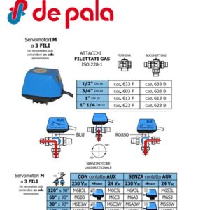 Servomotore Abbinati Com.Pompa  M6B3