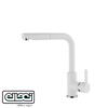 Miscelatore Cucina Con Doccetta Estraibile Rubinetto Monocomando Colore Bianco  MGKC0268