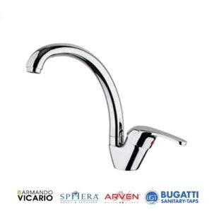 Mix Lavello Mon. Later. Debora Canna Alta Pesante Cromo  MLMLDE00