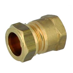 Niples Femmina 3/4"X18 A Stringere Ogiva In Ottone  NF34X18OO