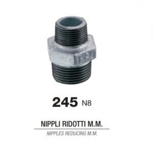 Niples Zinc.Rid.11/2"X3/4" F245  NZR112X34
