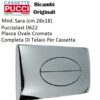Placca Sara New Cromo 280X180  P-0622
