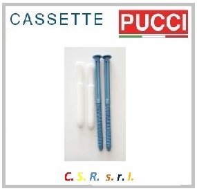 Serie Viti Registro E Viti Fissaggio Placca Prolungate 7 Cm  P-0930