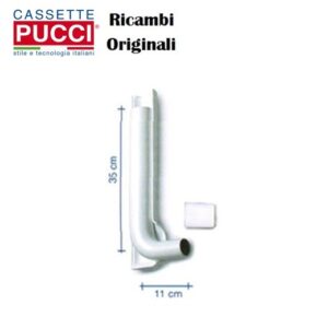 Tubo Cacciata 35X11 D.50-40  Con Rivestimento E Tappo  P-6400