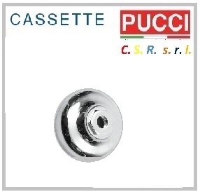 Rosone Filettato E Bott.Cromo Conf.1  P-7532