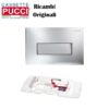 Placca Eco con telaio 330x180 mm cromata