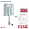 Cassetta Eco Incasso New M Con Placca Ellisse Bianca  P-0550  P-CEICA