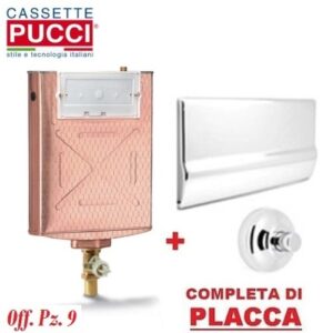 Cassetta Incasso Pucci Rame  Con Placca Cromo P-7512  P-CPCACX9