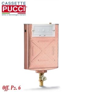 Kit Da 6 Pz Cassetta Incasso Pucci Rame  Senza Placca  P-CPSPX6