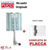 Kit Da 6 Pz. Sara Inc. New Model Con Placca Linea Cromo P-0662  P-CSCACX6