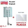 Kit Da 3 Pz. Sara Inc. New Model Con Placca Linea Bianca P-0660  P-CSCAX3