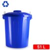 Bidone 51 L BLU PARCHIS  PF-1115253
