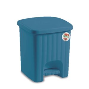 Pattumiera Pedalina Quadra Blu Ottanio  PF38517