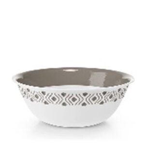 Ciotola Tosca D.29 Cm Bianco/Tortora Chiaro Plus  PF55100