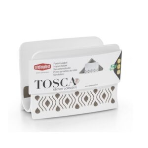 Portatovaglioli Tosca Bianco/Tortora Chiaro Plus  PF55350