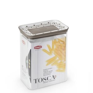 Barattolo Rettangolare Tosca 2,2Lt Bianco/Tortora Chiaro Plus  PF55650