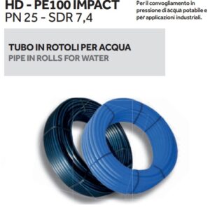 HD-PE100 IMPACT PN25-SDR 7,4 D. 40  ARTICOLO IN PROMO PI4025