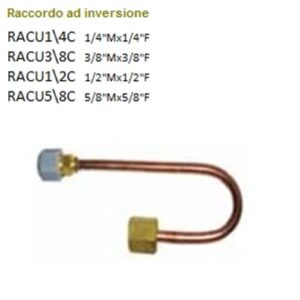 Raccordo Inve.5/8"Mx5/8"F  RACU58C