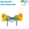 Rubinetto Sqadra Dopppio a Y uscita D. 1/2" attacco GPL  RGSYDGPL