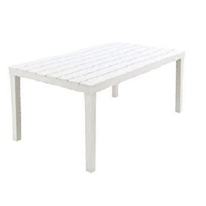 Tavolo Rettangolare Sumatra Bianco  SUMATRA