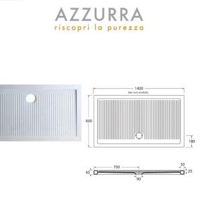 Piatto Doccia Ferdy Ret 140X80  TY148