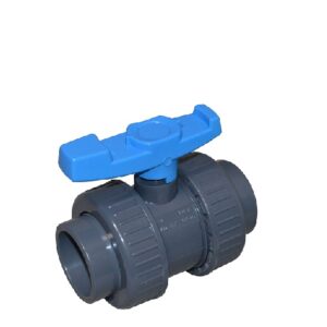 Valvola A Sfera Pvc Bighiera F/F D 1.1/2" - Man.Arancione Tasco  VB2SKHD