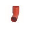 Curva 90° Wc Uscita 110 Alta Pvc Arancio  WCLR
