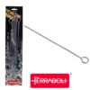 Conf. 6 Spiedini Inox Cm 25  0000403