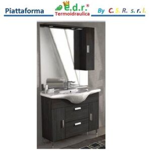 Mobile Rovereto 105 Dx Grigio Scuro 3A Piu' Un Cassetto. 
Comp. 41671 Base 100
Comp. 50107 Lavabo Int. 80X50
Comp. 34125 Sp. Clara 80X103
Comp. 84382 Tettino Con Led 
Comp. 44049 Pensile Rovereto Dx Sx  00472
