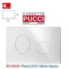 Placca Eco Pucci Ellisse 280X180 Bianca.