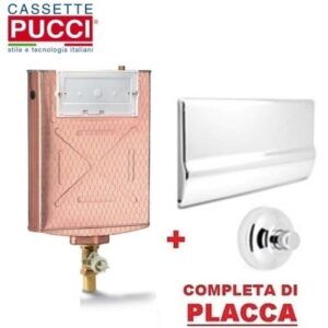 Cassetta Incasso Pucci Rame Completa Di Placca P-7512 Cromo