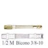 Flex inox Ø 1/2" x 10 Bicono Prolungato