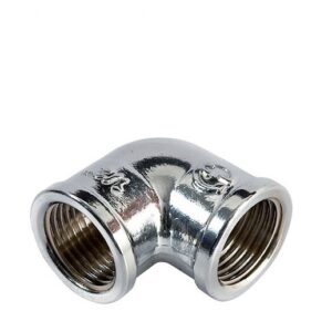Gomito Ottone Cromato FF